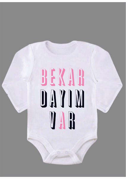 Uzun Kollu Organik Pamuk Baskılı Bebek Body Çıtçıtlı Zıbın ZBN049