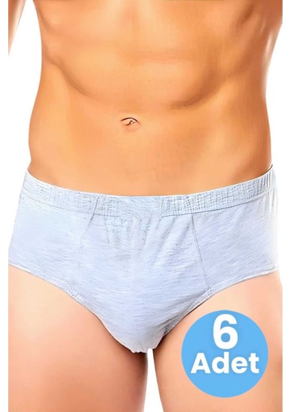 Erkek Pamuklu Slip 6'lı Paket fırsatları