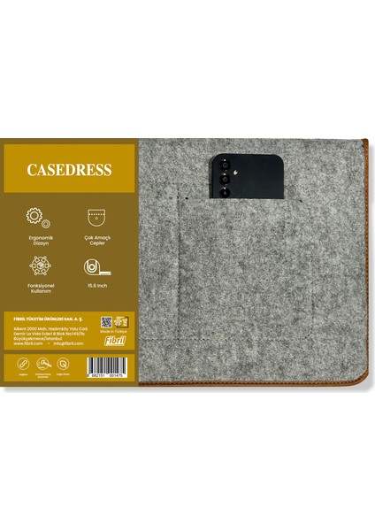 Casedress Keçe Laptop Ve Evrak Çantası 15.6 Inç