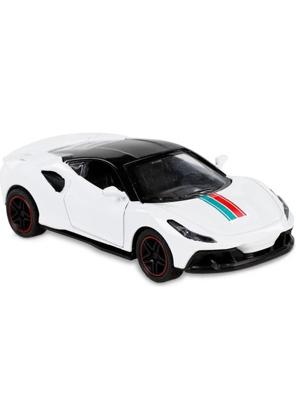 1:43 Ölçekli Metal Çek Bırak Spor Araba Minik Yarışçıların Şampiyonu!