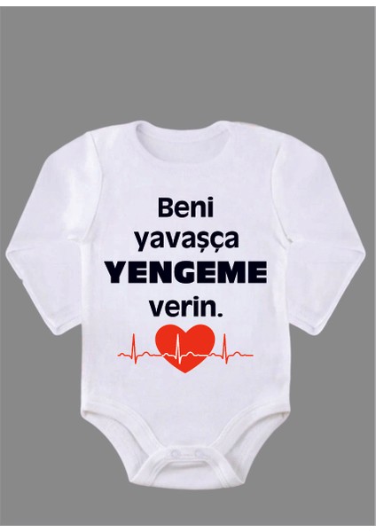 Uzun Kollu Organik Pamuk Baskılı Bebek Body Çıtçıtlı Zıbın Zbn065