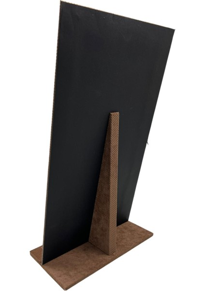 Yerli Üretim Keten Kumaş Kahve Renk 45/25 cm Ayaklı Tırnaklı Tesbih Yüzük Kombin Sergileme Standı modelleri