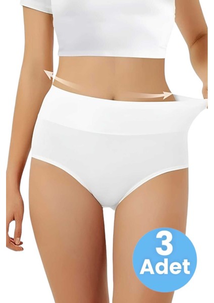 Kadın Dikişsiz Karın Toparlayıcı Slip Külot Korse 3'lü Set fırsatları