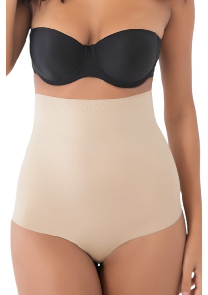 Kadın Lazer Kesim Toparlayıcı Yüksek Bel Slip Korse 3'lü Set modelleri