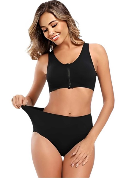 Kadın Dikişsiz Karın Toparlayıcı Slip Külot Korse 3'lü Set fiyatları