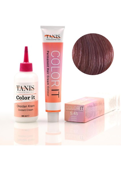 Color-It (100 Ml) Permanent Saç Boyası 5.45 (Maun/mahogany)