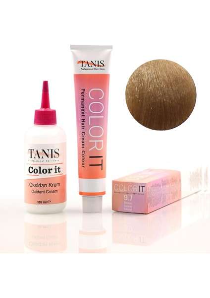 Color-It 100 ml Permanent Saç Boyası 9.7 (Karamel)