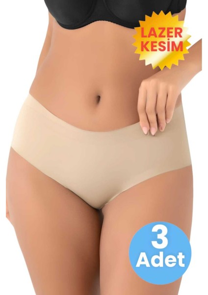 Kadın Lazer Kesim Karın Toparlayıcı ve Bato Külot Korse 3'lü Set