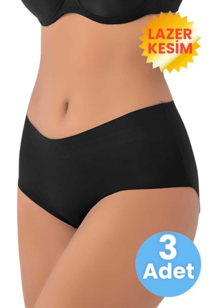 Kadın Lazer Kesim Karın Toparlayıcı ve Bato Külot Korse 3'lü Set