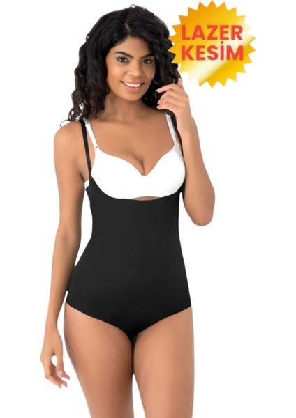 Kadın Lazer Kesim ve Toparlayıcı Göğüs Altı Askılı Body Korse 3'lü Set fırsatları
