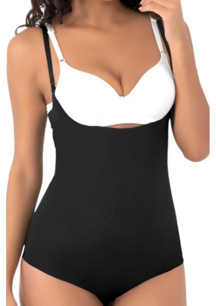 Kadın Lazer Kesim ve Toparlayıcı Göğüs Altı Askılı Body Korse modelleri