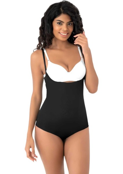 Kadın Lazer Kesim ve Toparlayıcı Göğüs Altı Askılı Body Korse fırsatları