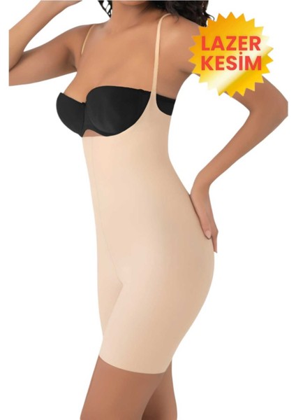 Kadın Lazer Kesim ve Toparlayıcı Tam Boy Askılı Korse 3'lü Set modelleri