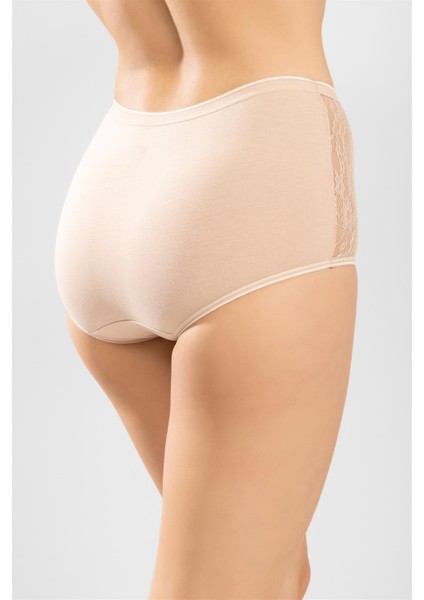 Kadın Yanları Dantel Bato Külot 3'lü Set 8872 Ten Rengi fırsatları