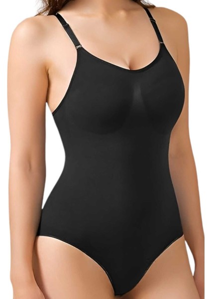 Kadın Dikişsiz Toparlayıcı ve Inceltici Çıtçıtlı Ip Askılı Slip Body Korse