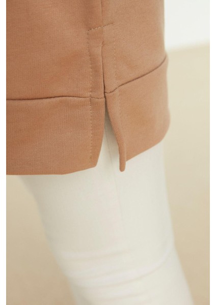 Kadın Tesettür Moda Şık Regular Bisiklet Yaka Düşük Kol Uzun 2li Paket Basic Örme Sweatshirt fırsatları