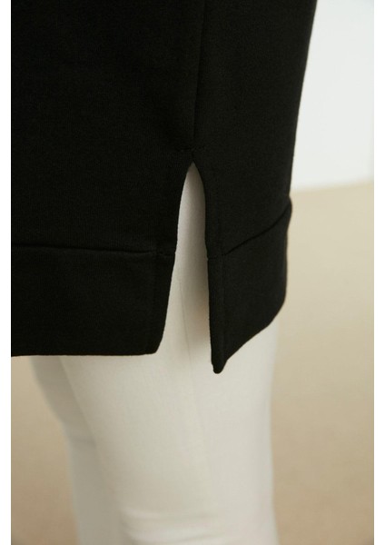 Kadın Tesettür Moda Şık Regular Bisiklet Yaka Düşük Kol Uzun 2li Paket Basic Örme Sweatshirt indirimleri