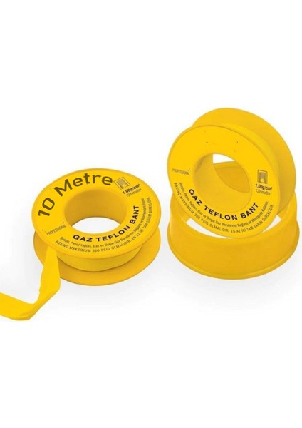 10 Metre Ptfe Doğalgaz Teflon Bant (Güvenliğiniz Için Yüksek Kalite)
