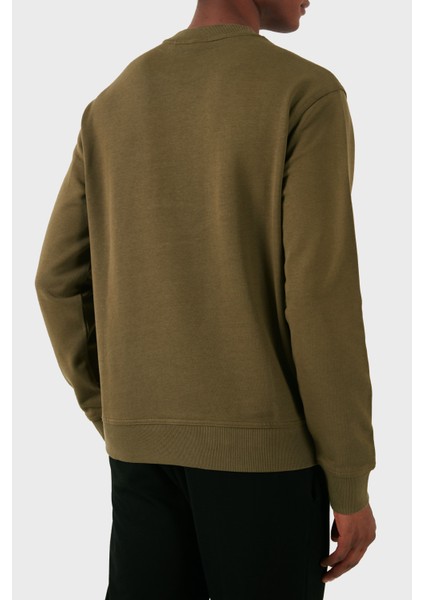 Pamuklu Logolu Relaxed Fit Bisiklet Yaka Sweat Erkek Sweat 50514541 368 fiyatları