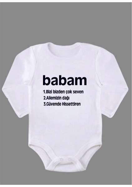 Uzun Kollu Organik Pamuk Baskılı Bebek Body Çıtçıtlı Zıbın Zbn012