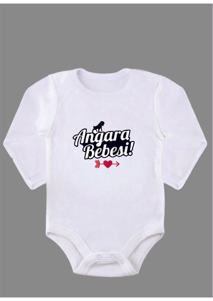 Uzun Kollu Organik Pamuk Baskılı Bebek Body Çıtçıtlı Zıbın ZBN001