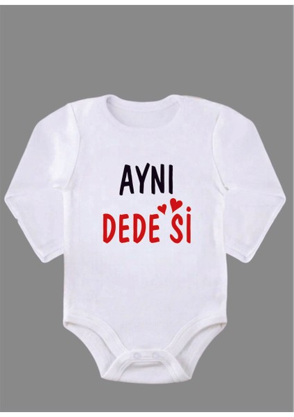 Uzun Kollu Organik Pamuk Baskılı Bebek Body Çıtçıtlı Zıbın Zbn032