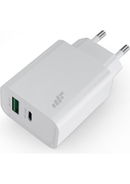 MFB104 Ouick Şarj 3.0 20W Hızlı Smart Duvar Şarjı Adaptör Beyaz