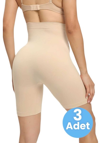Kadın Toparlayıcı Dikişsiz Klasik Korse 3'lü Set modelleri