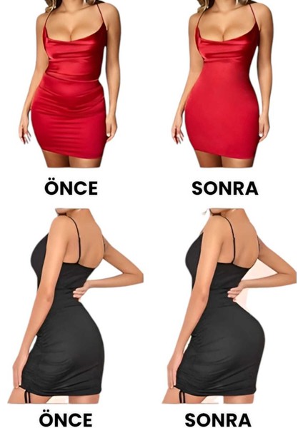 Kadın Toparlayıcı Dikişsiz Yüksek Bel Slip Korse 2'li Set fırsatları