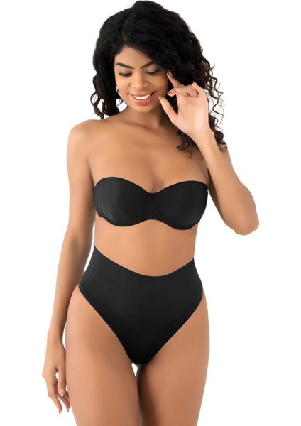 Kadın Dikişsiz Alt Karın Toparlayıcı String Külot Korse 3'lü Set modelleri