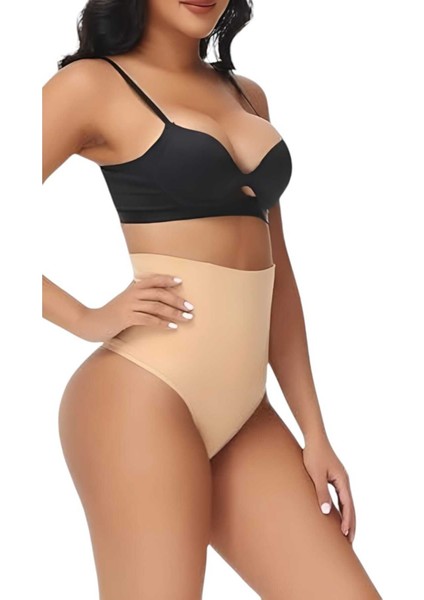 Kadın Dikişsiz Yüksek Bel Karın Toparlayıcı String Korse 2'li Set fiyatları