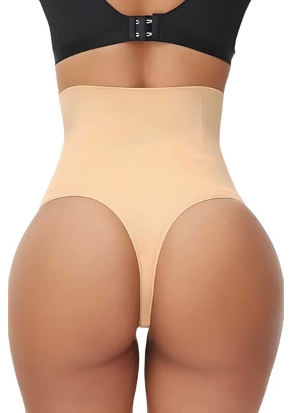 Kadın Dikişsiz Yüksek Bel Karın Toparlayıcı String Korse 2'li Set fırsatları