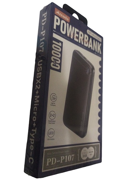 PD-P107 10.000 Mah Powerbank