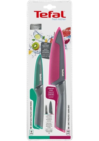 Fresh Kitchen Paslanmaz Çelik 9/15 Cm 2'li Şef Bıçak Seti - 2100122016