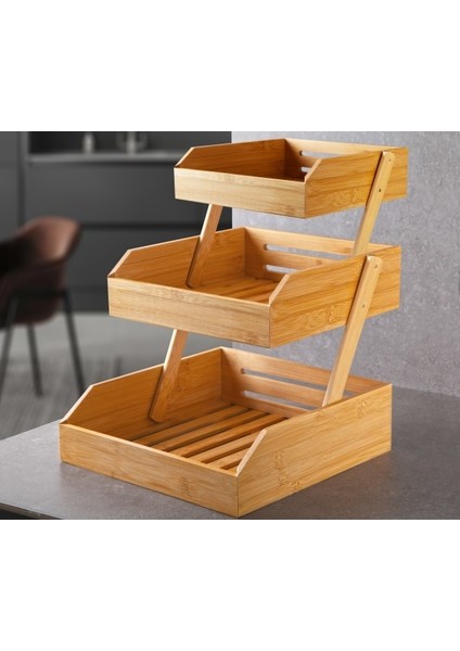 Bambu 3 Katlı Stand