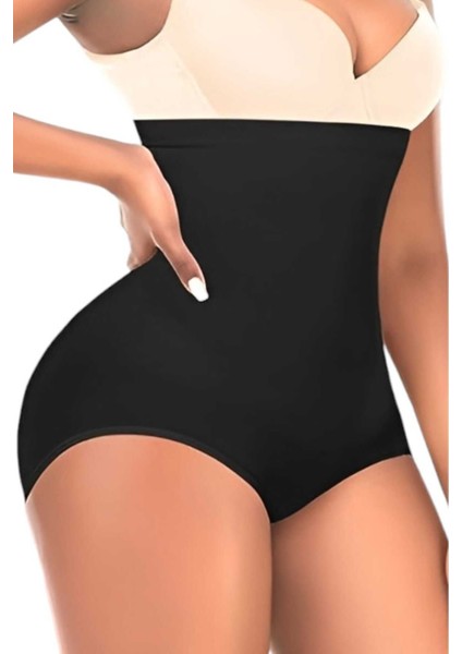 Kadın Toparlayıcı Dikişsiz Yüksek Bel Slip Korse