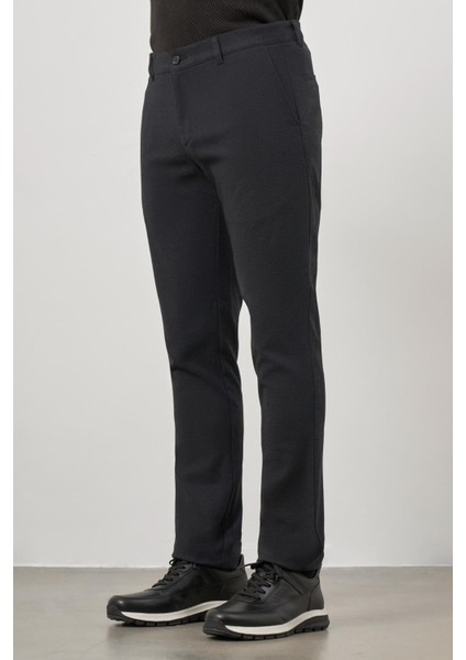 Koyu Lacivert Esnek Yandan Cepli Casual Slim Fit Chino Pantolon 1003245108 indirimleri