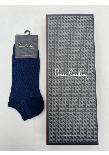 Pierre Cardin Pamuk Tekli Erkek Patik Çorabı 3032-PC Lacivert 3032-1