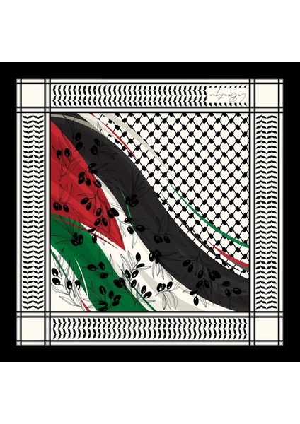 F102 La Boutique Kefiye Bandana