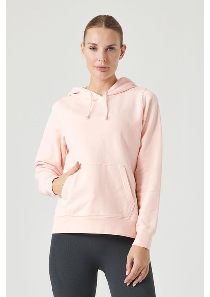 Lydney Kadın Kapüşonlu Sweatshirt Pembe