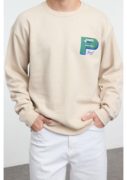 Tarz Bol Bisiklet Yaka Standart Kol Regular Unısex Geniş Kesim Sweatshirt