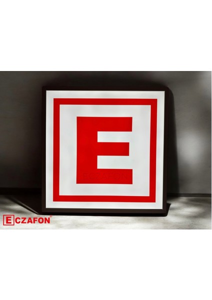 Eczane E Logo Yeni Nesil 60x60cm