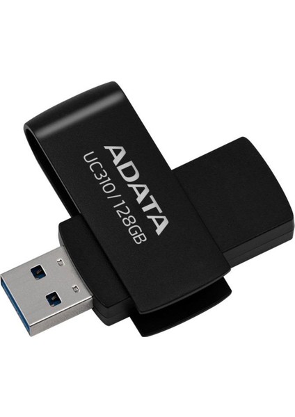 UC310/128GB 128GB Usb3.2 Black Flash Bellek