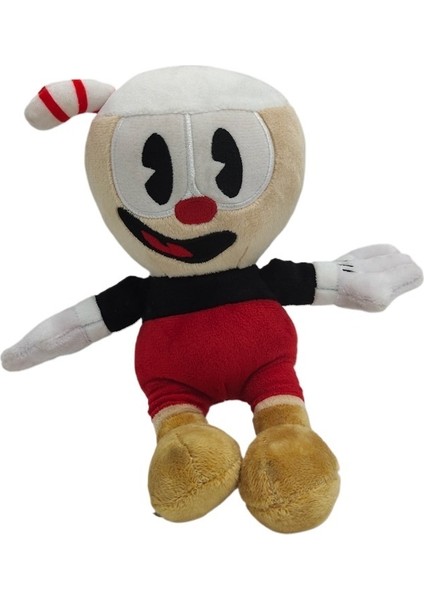 Macera Cuphead Oyunu Periferik Cuphead Kırmızı Şeytan Peluş Oyuncak Bebek (Yurt Dışından)