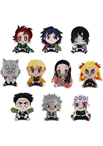 Japon Animesi Demon Slayer: Kimetsu No Yaiba Peluş Bebek Tanjiro Nezuko Çocuk Bebeği (Yurt Dışından)