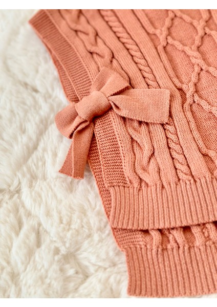 Gots Sertifikalı Organik Pamuk Kız Bebek Yelek modelleri