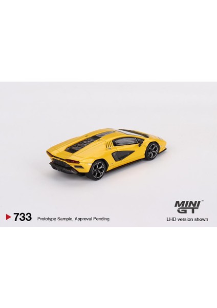 Lamborghini Countach Lpı 800-4 New Giallo Orion 733