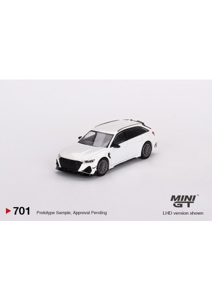 Mini Gt Audi Abt Rs6-R Glacier White Metallic 701