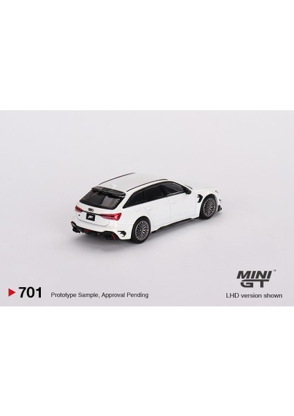 Mini Gt Audi Abt Rs6-R Glacier White Metallic 701