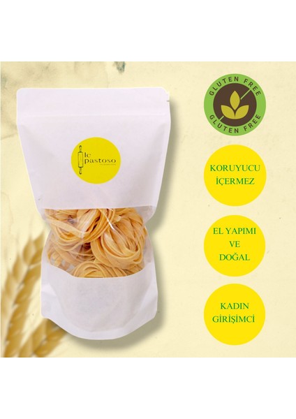 300 Gr. El Yapımı Glutensiz Fettuccine Makarna